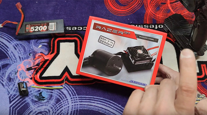 Installer un combo moteur (robitronic ou autre marque) breizh-modelisme.