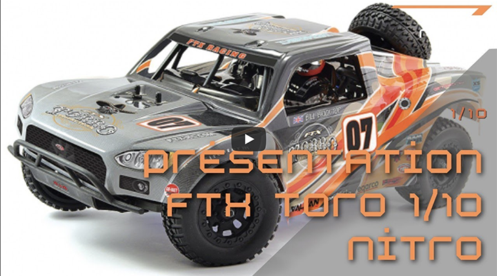Présentation du FTX Toro Trophy truck 1/10 nitro. breizh-modelisme.