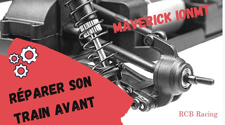 Réparer son train avant sur Maverick Ion 1/18 breizh-modelisme.