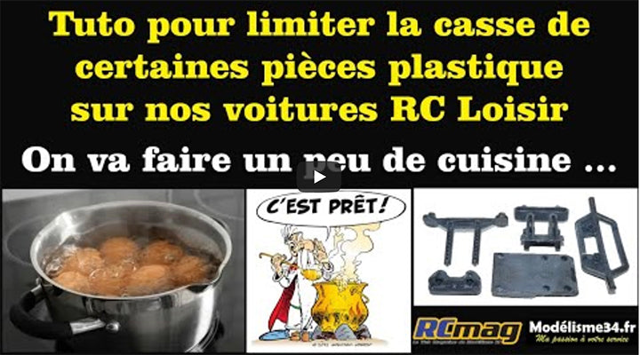 Tuto pour limiter la casse de certaines pièces plastique sur nos voitures RC loisir ! breizh-modelisme.