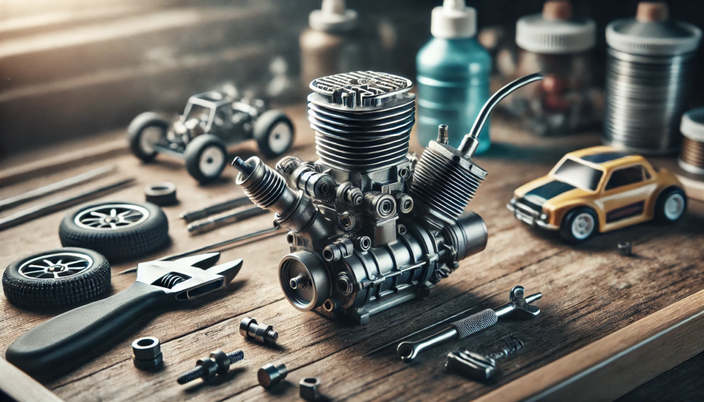 Démarrer un Moteur Thermique d'une Voiture RC breizh-modelisme.