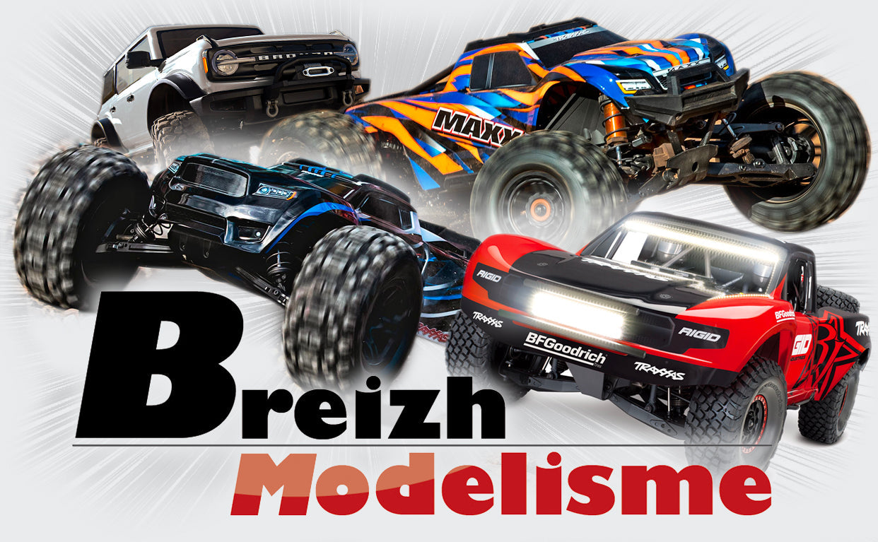 Choisir une voiture télécommandée par rapport à l'échelle. breizh-modelisme.