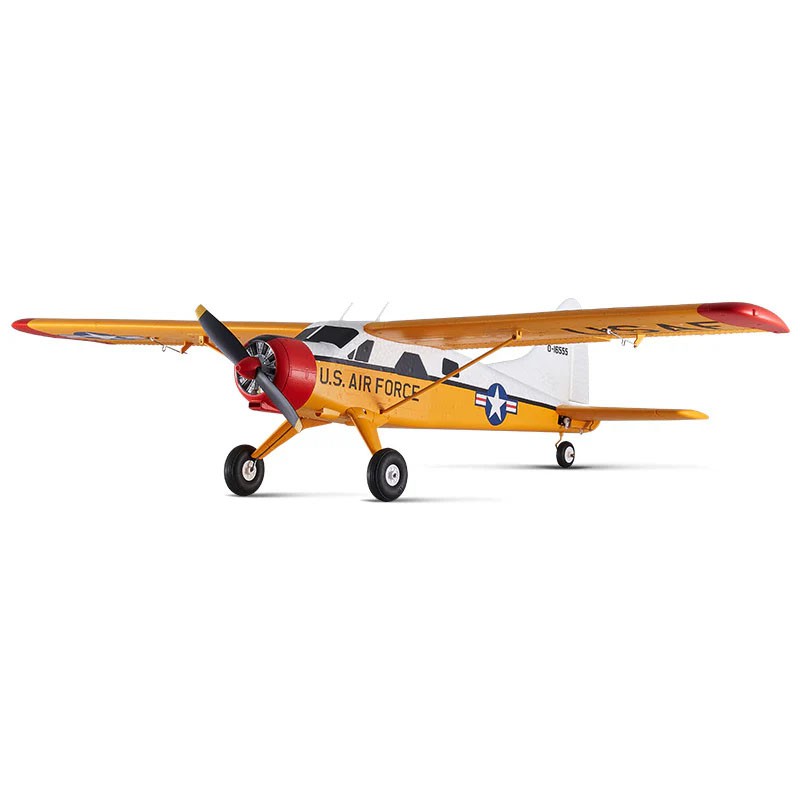 Avion débutants 1/18 800mm Beaver PNP kit - jaune - Breizh Modélisme.