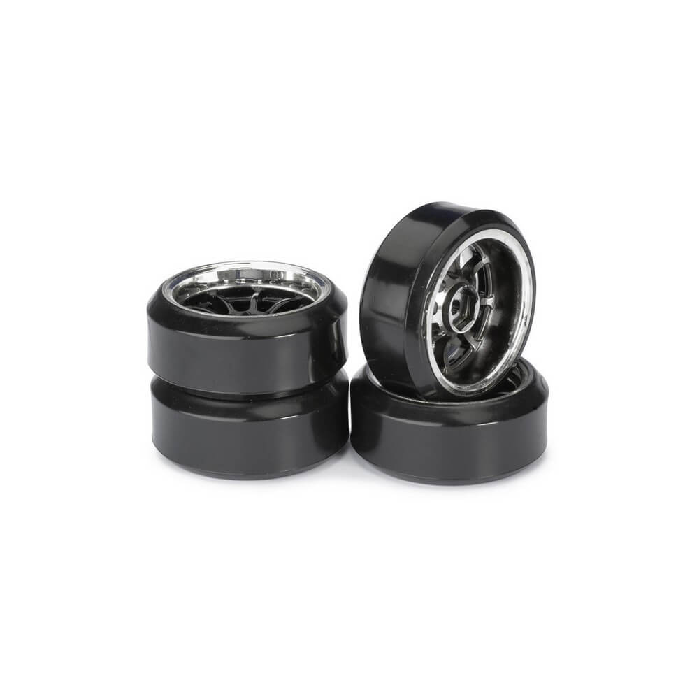 Pneus et jantes drift 1/10.