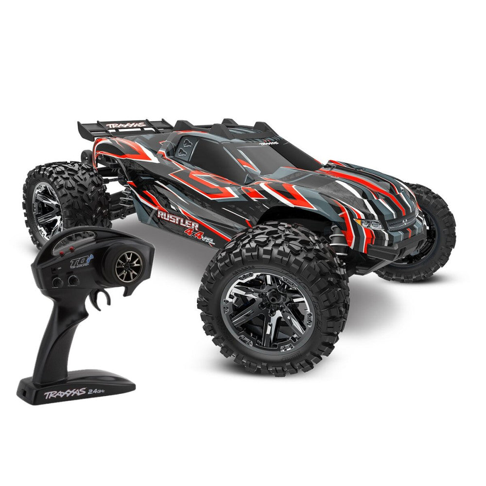Pièces Traxxas Rustler 4x4 HD VXL Brushless 67376-4 - Breizh Modélisme.