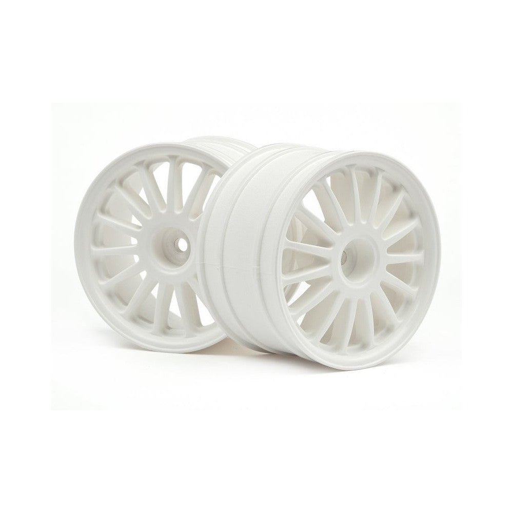 Chanmoo Lot de 4 pneus et jantes de voiture 1/8 RC sur route 17 mm Hex 103 mm pour voiture de course RC sur route à l'échelle 1