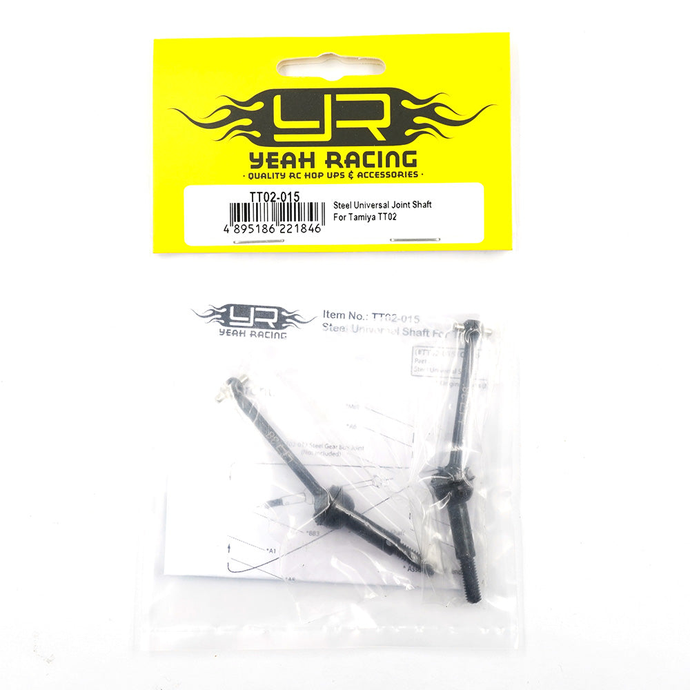 Arbre de cardan universel en acier G45 (V2) pour Tamiya TT02 - TT02-015