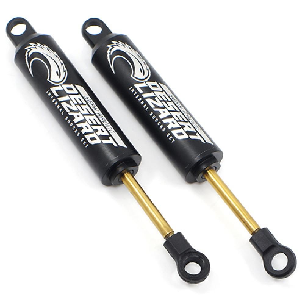 Yeah Racing 2 Amortisseurs Desert Lizard 110mm noir pour Crawler 1/10
