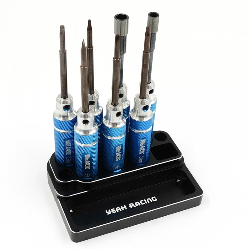 Ensemble d'outils et châssis Mini-Z en aluminium - YT-0254BK