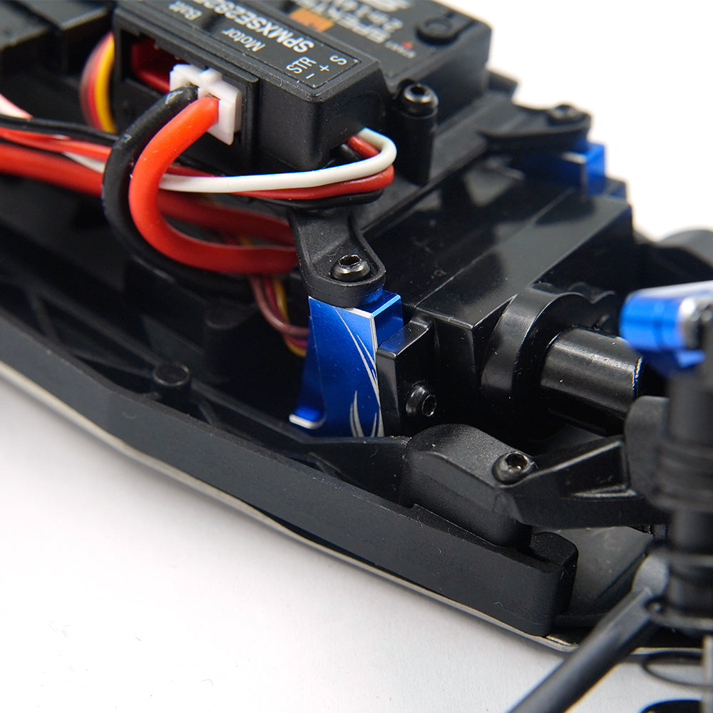 Support de servo noir en aluminium pour Losi Micro-B 2WD 1/24 et Micro-T 1/28