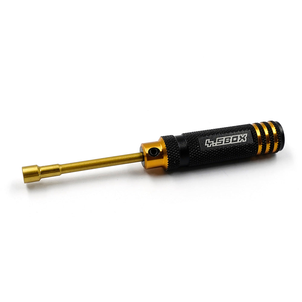 Tournevis à écrou de blocage en aluminium 4,5 mm noir doré (Mini-z)