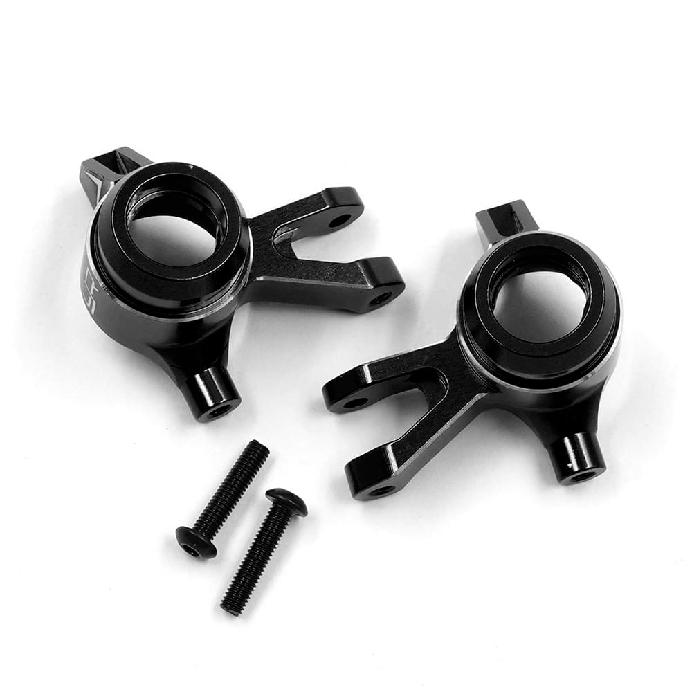 Fusée de direction avant noir en aluminium compatible avec Traxxas Mini Maxx Mini XRT