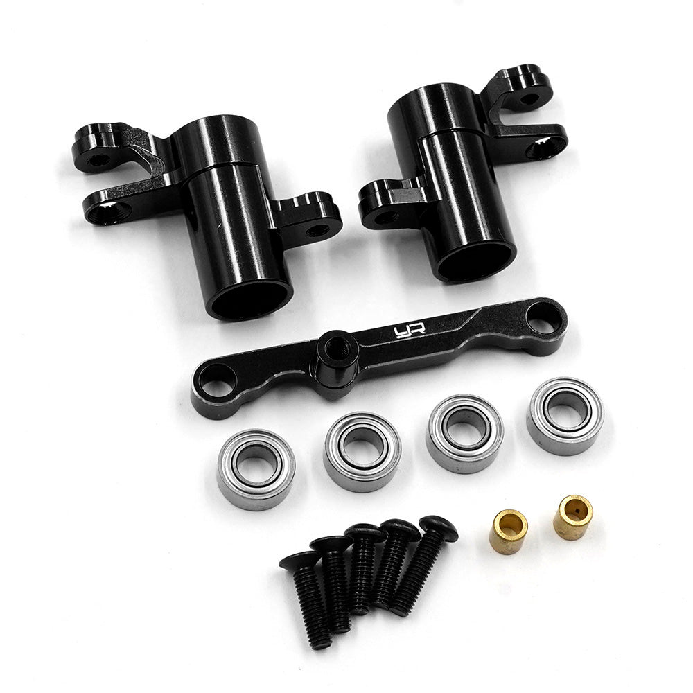 Ensemble de direction noir en aluminium pour Traxxas Mini Maxx Mini XRT