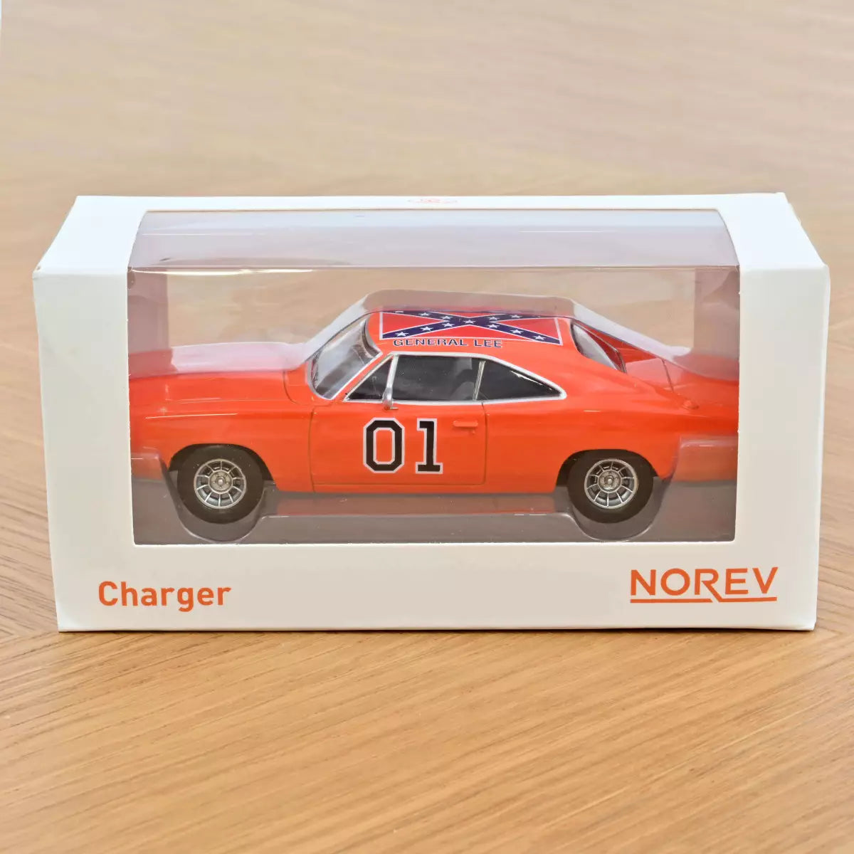 Voiture miniature 1/43 Dodge Charger 1969 General Lee Jet-car Norev 950003
