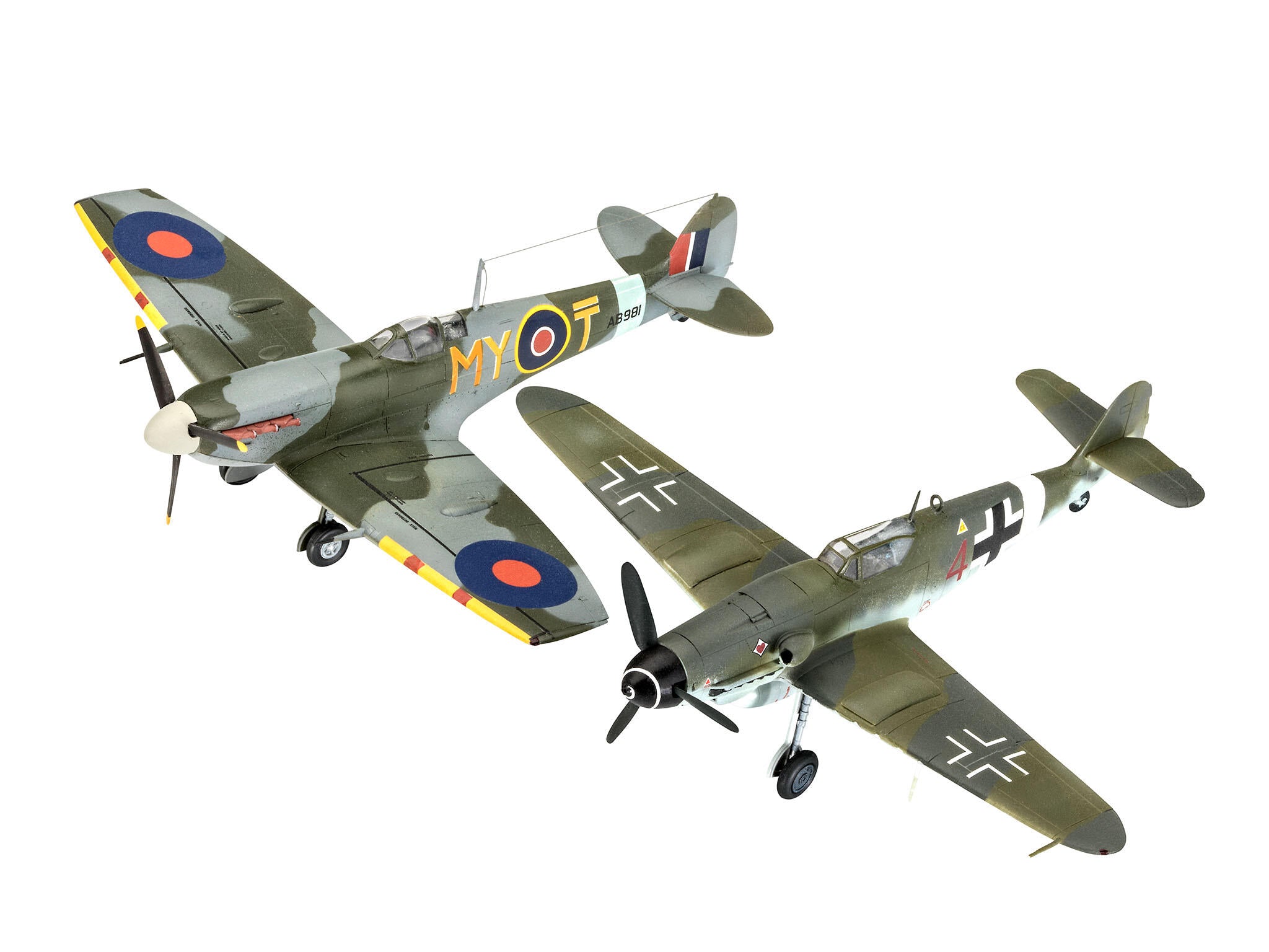 Maquette avion Revell 03710 Set combat BF109G-10 & Spifire