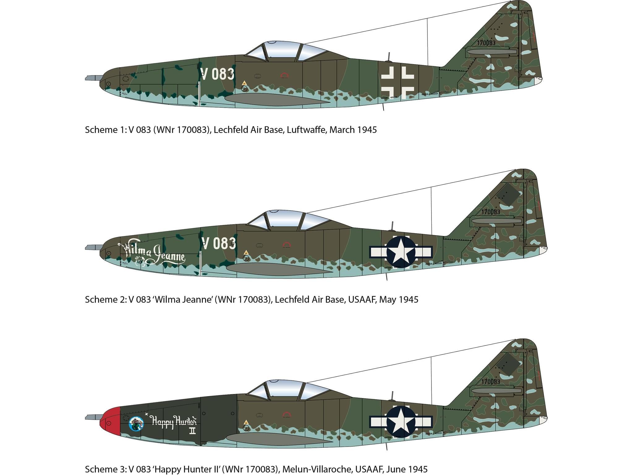 Maquette avion Revell 03749 Messerschmitt Me262A-1a/U4