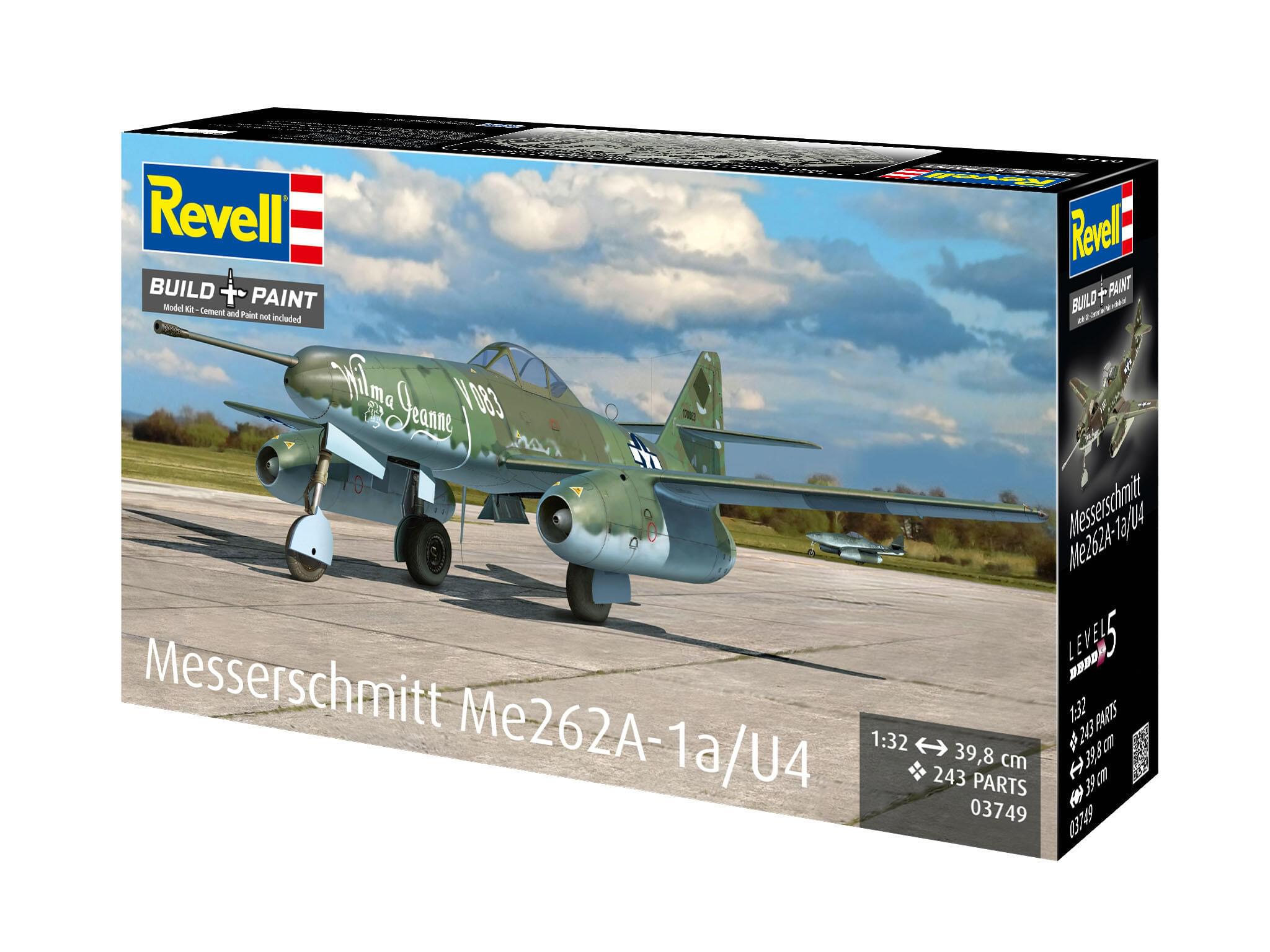 Maquette avion Revell 03749 Messerschmitt Me262A-1a/U4