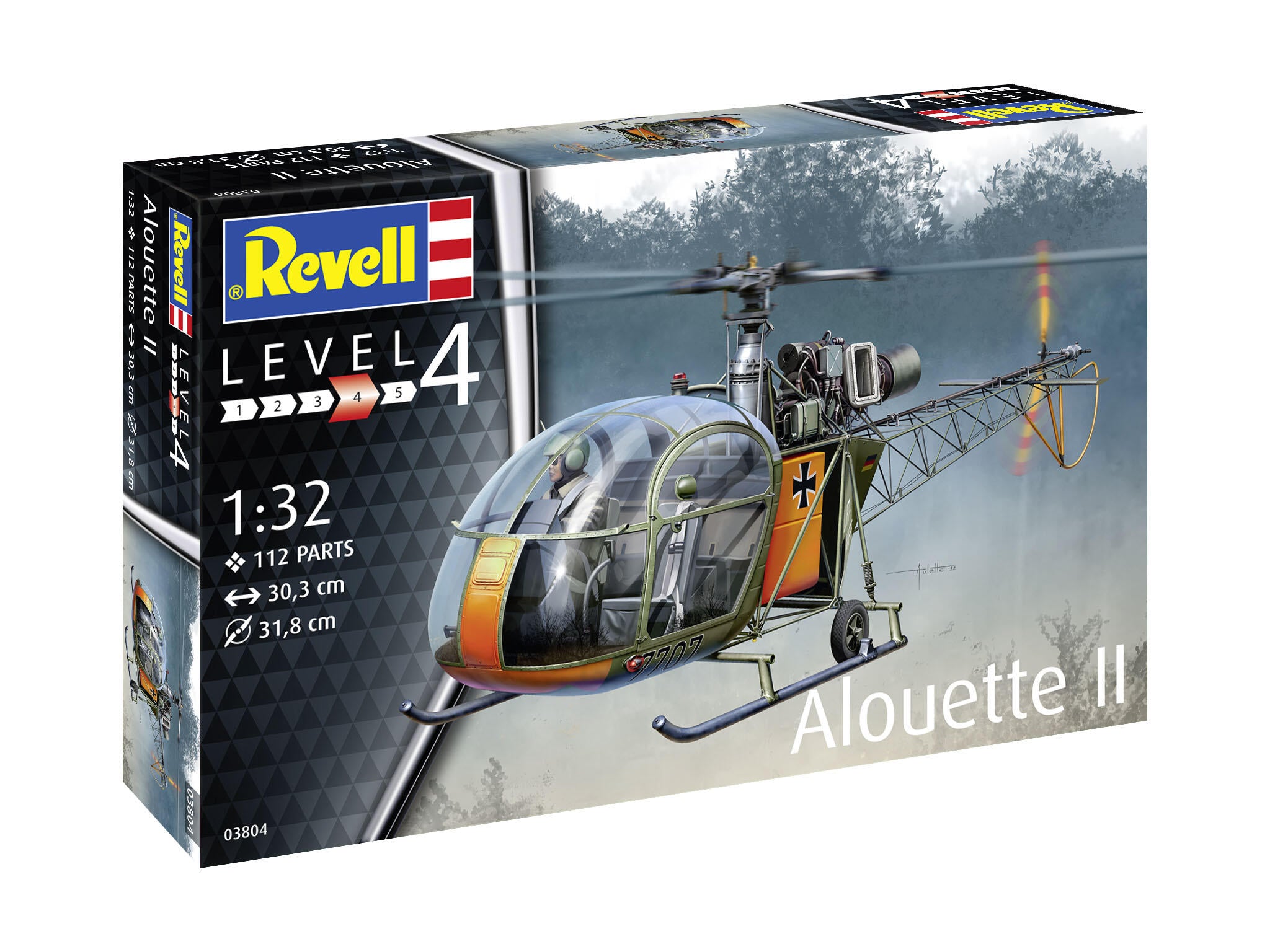 Maquette hélicoptère Revell 03804 Alouette II