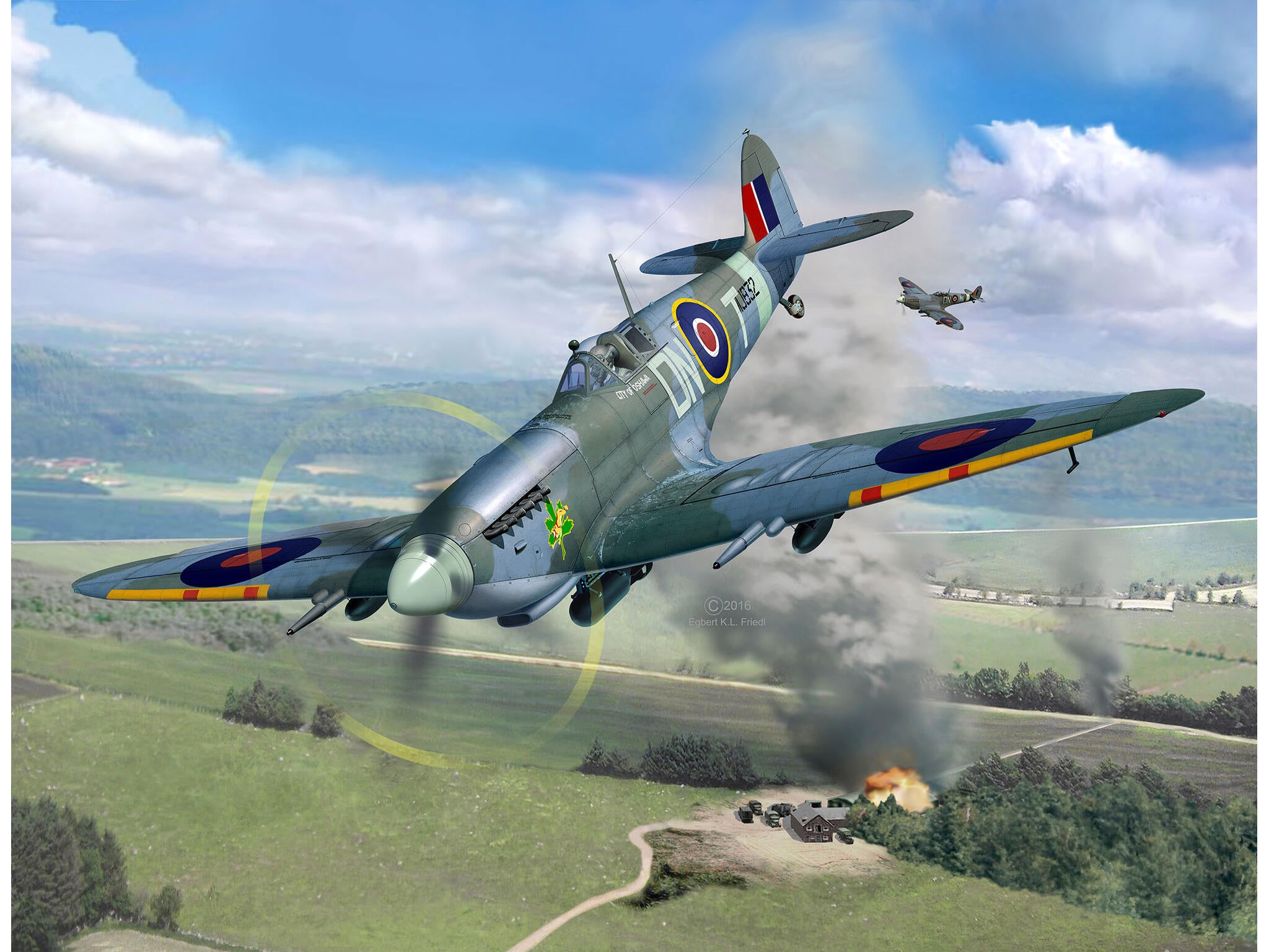 Maquette avion Revell 03927 Supermarine Spitfire MK.IXC