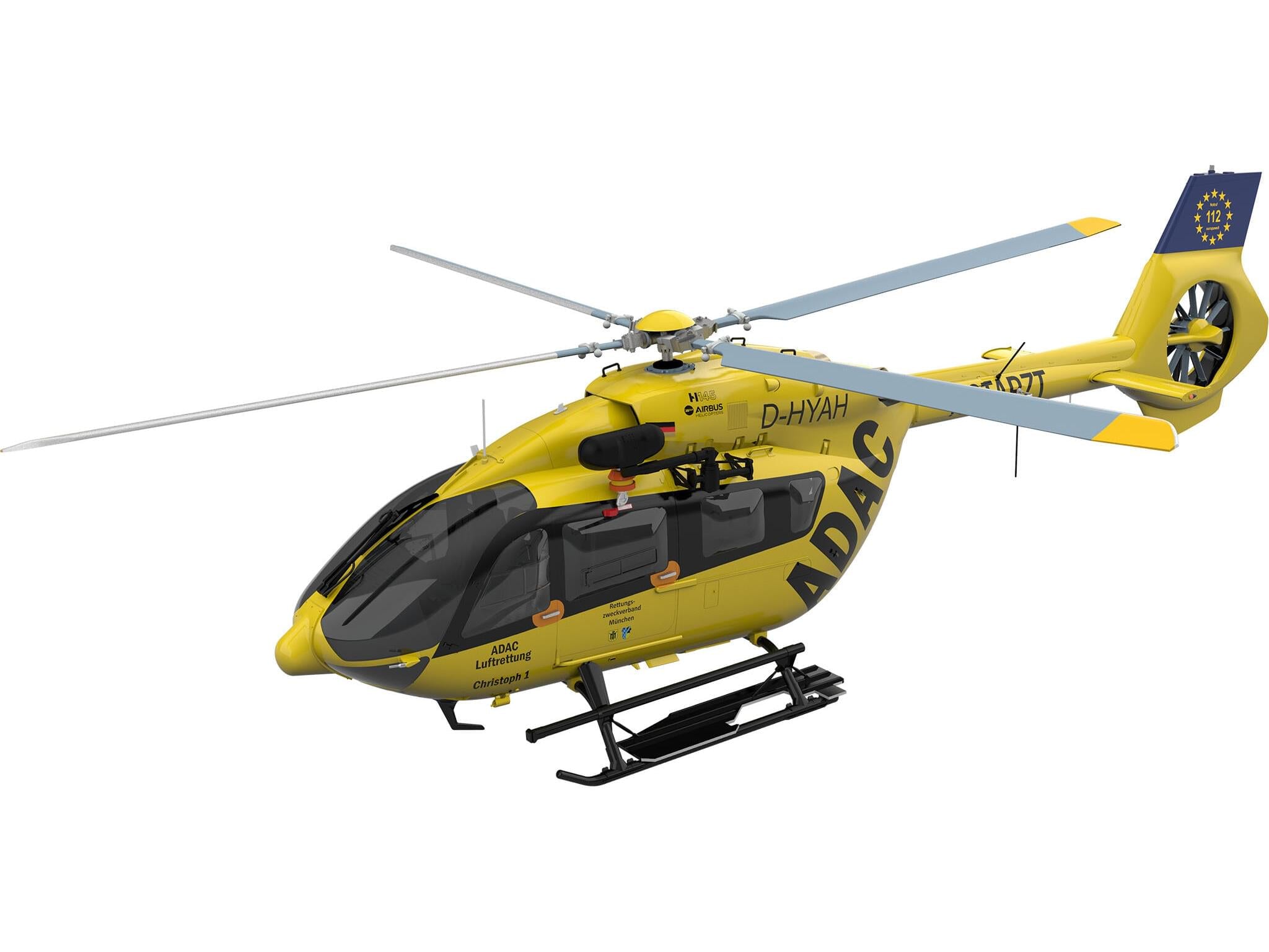 Maquette hélicoptère Revell 04969 Airbus H145 "ADAC Sauvetage aérien"