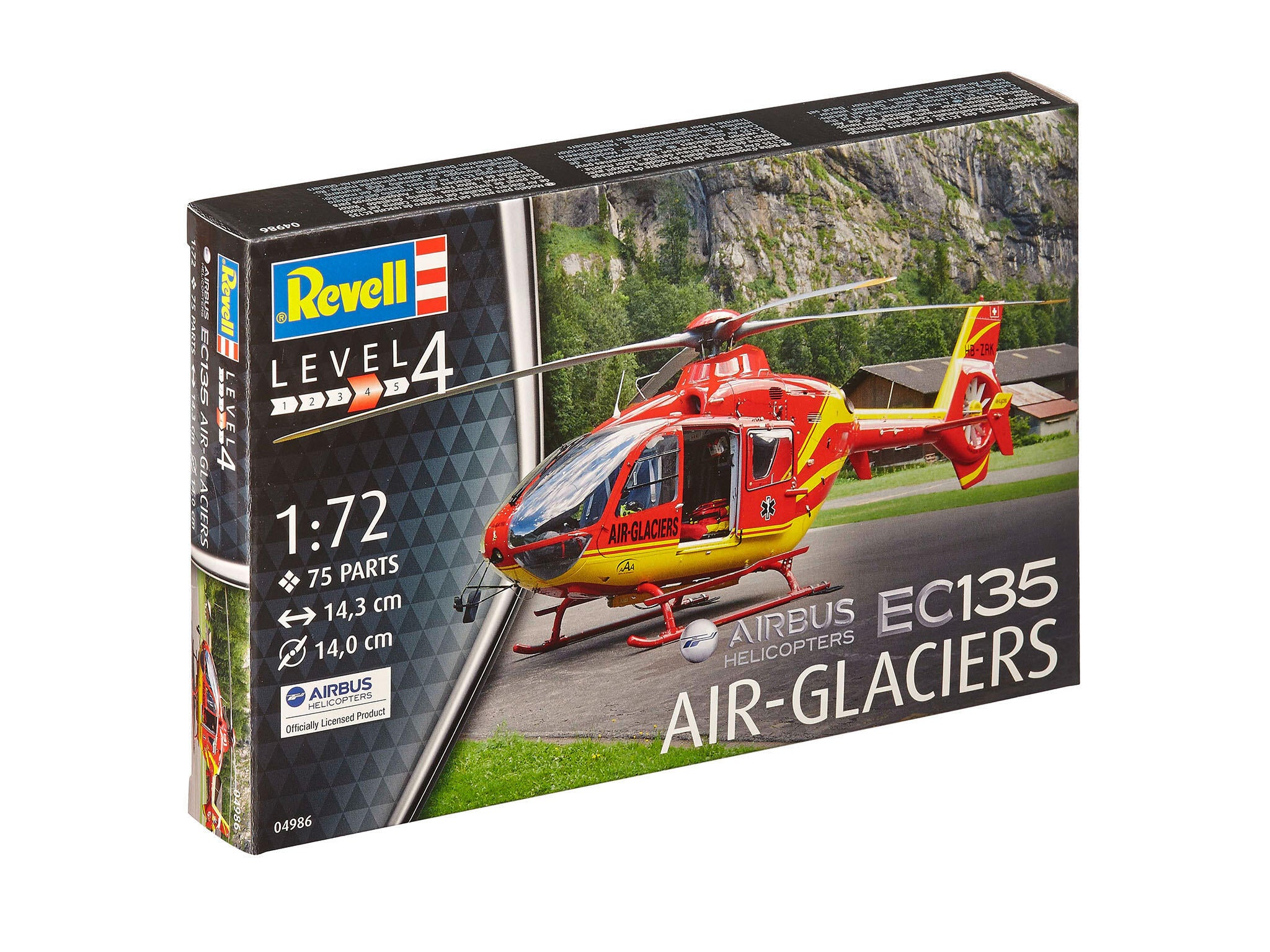 Maquette hélicoptère Revell 04986 Airbus Helicopters EC135 "Air-Glaciers"