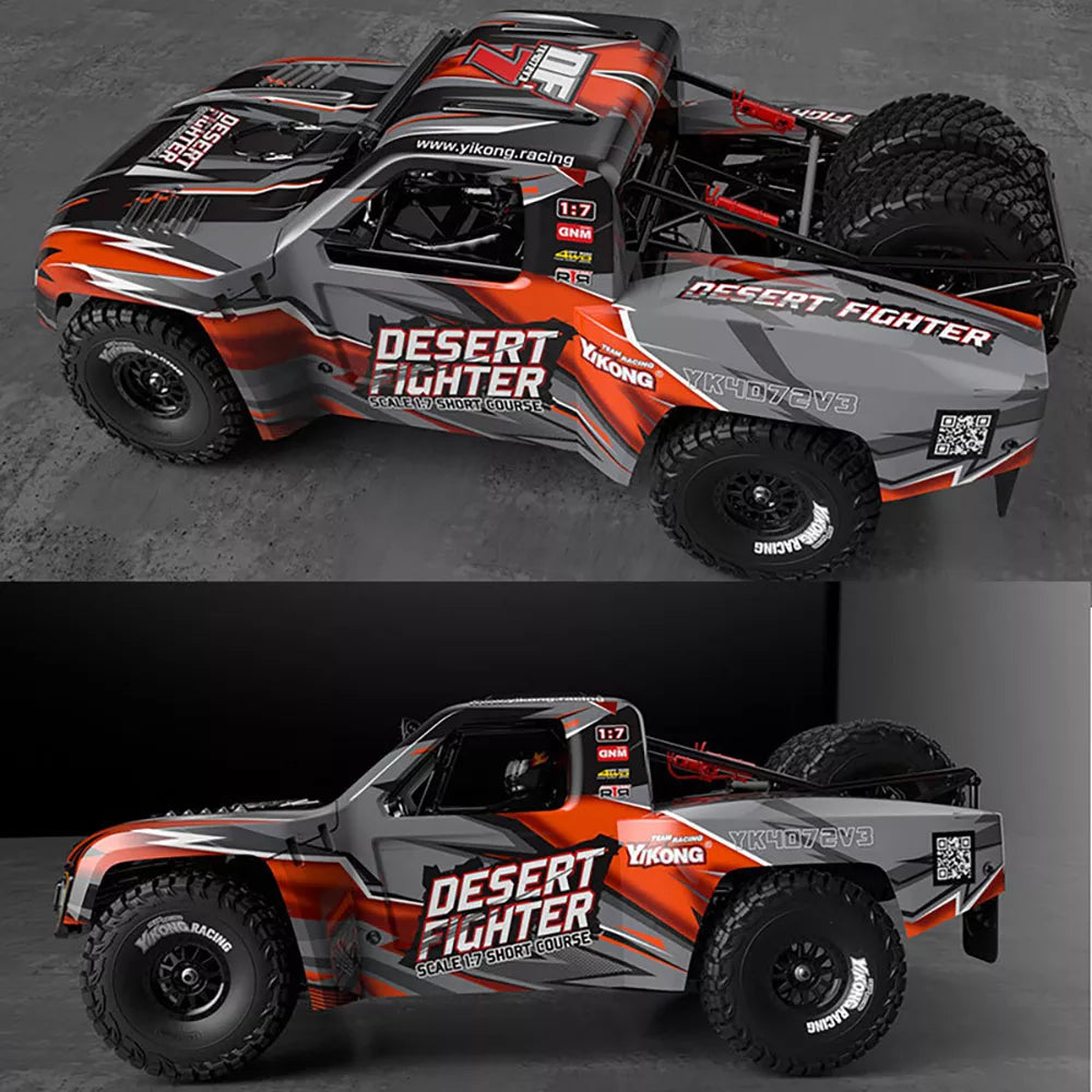 Short Course Desertfighter Yikong DF7 V3 1/7 rouge - YK4072B