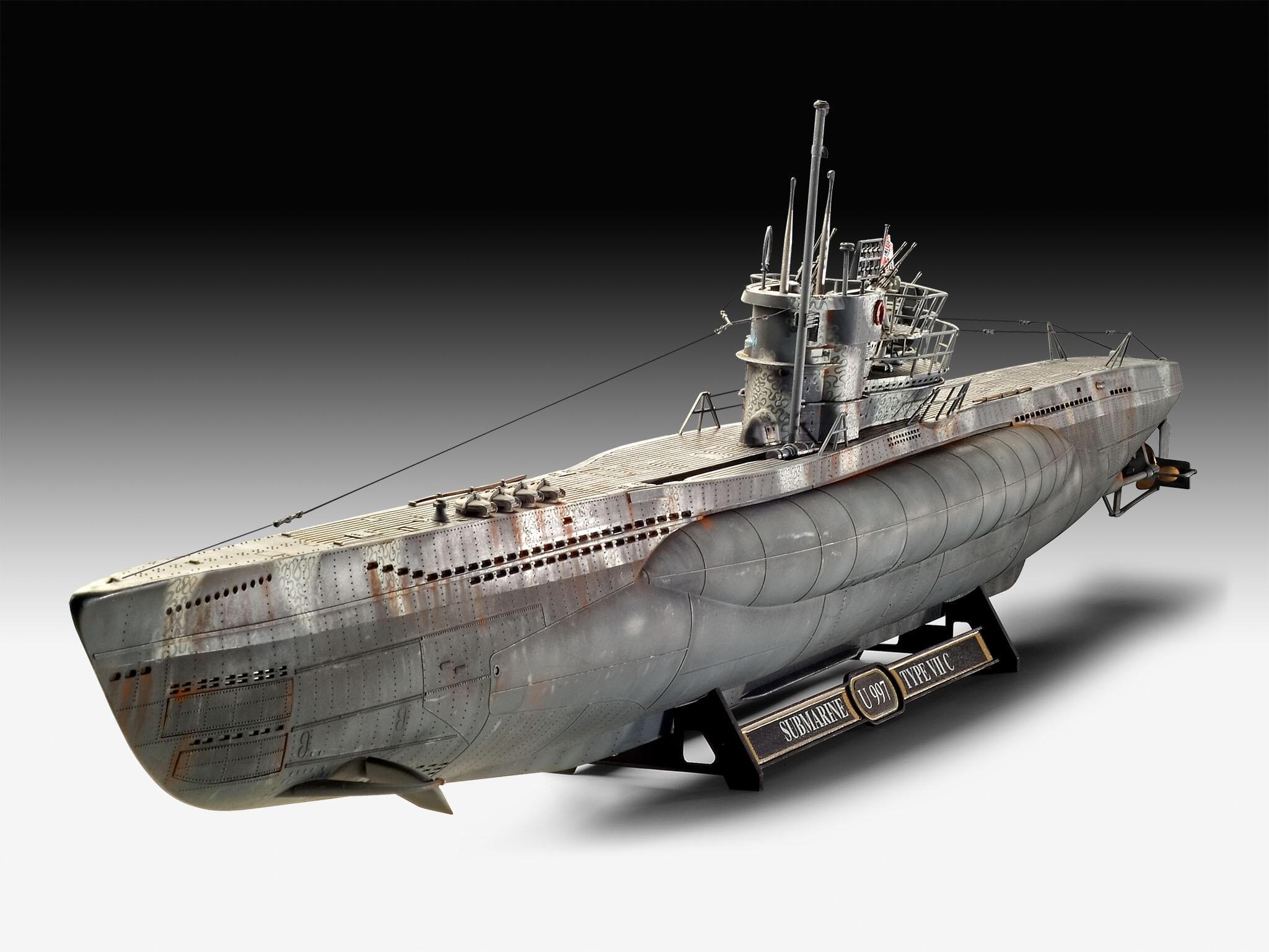 Maquette bateau Revell 05163 Sous marin Allemand type VII C/41