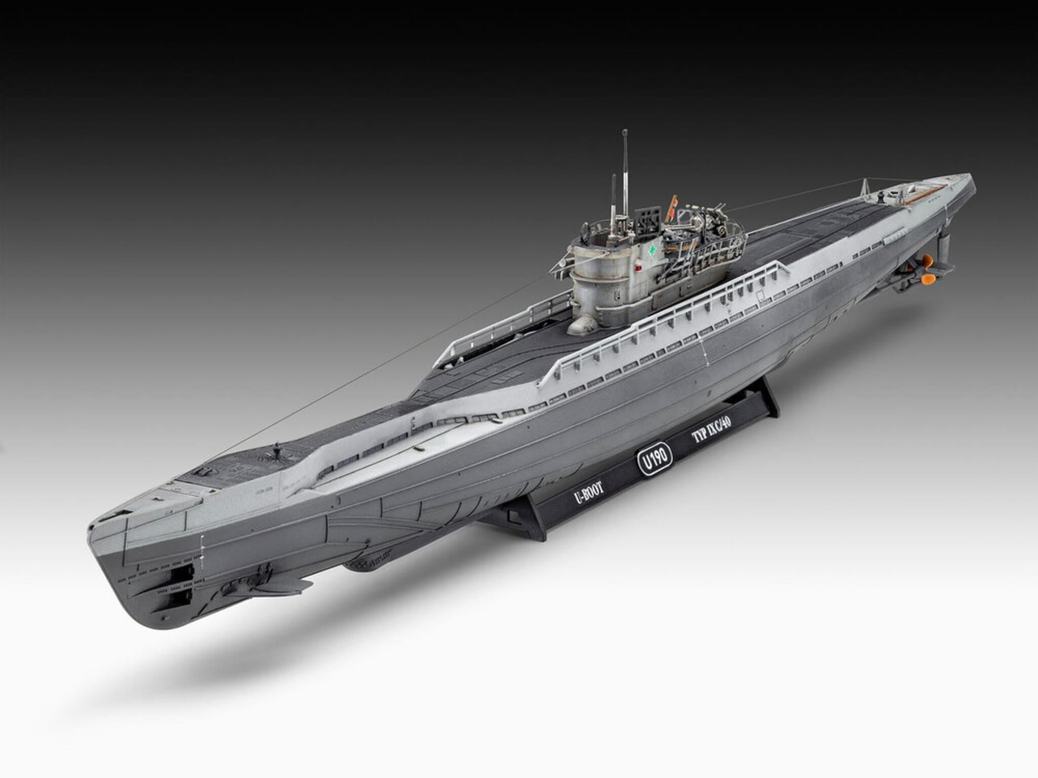 Maquette bateau Revell 05167 Sous-marin allemand Type IX C/40 (U190)