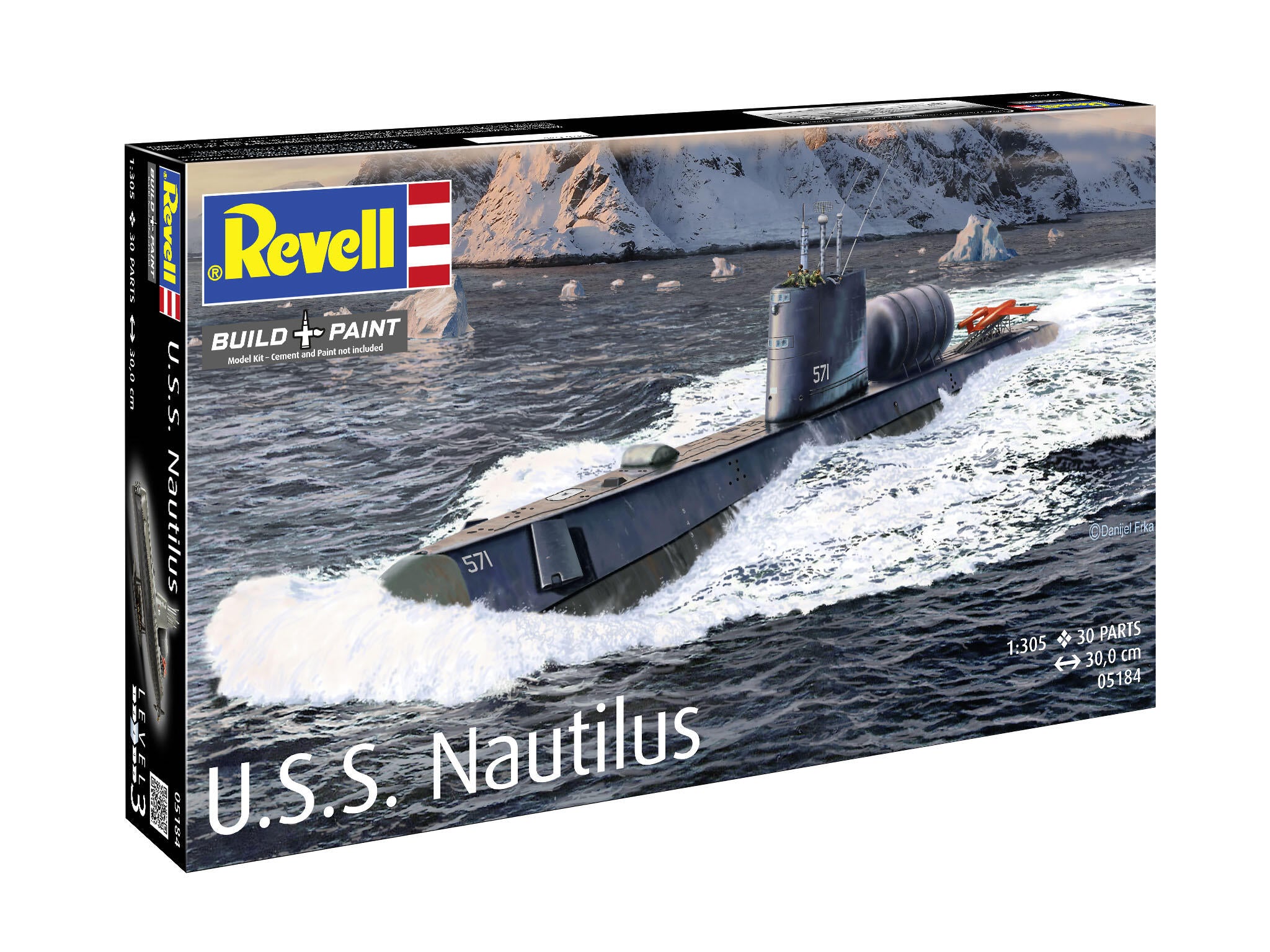 Maquette sous marin Revell 05184 U.S.S. Nautilus