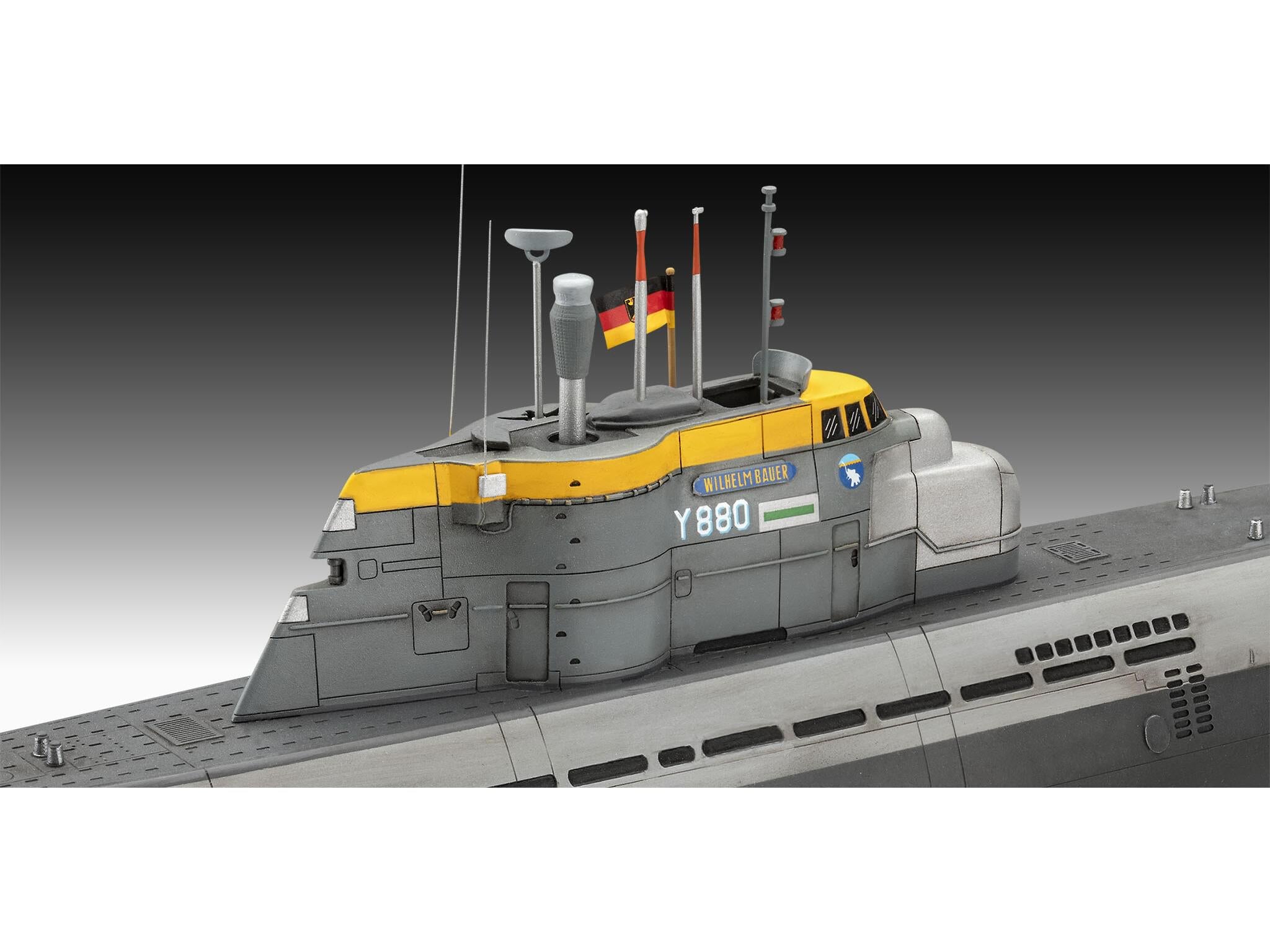 Maquette sous marin Revell 05186 70 Years Bundeswehr:Wilhelm Bauer,Type 206A,Class2