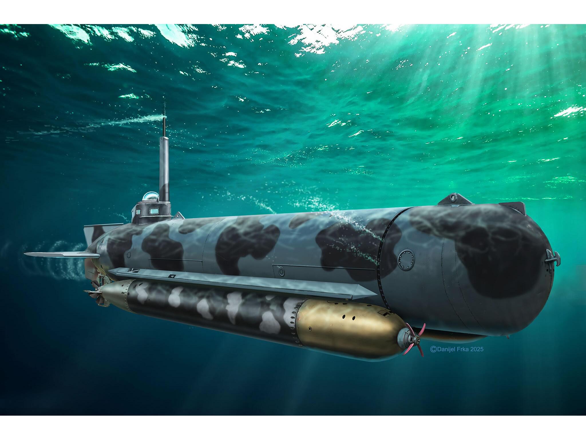 Maquette sous marin Revell 05187 German Midget Submarine Type Molch