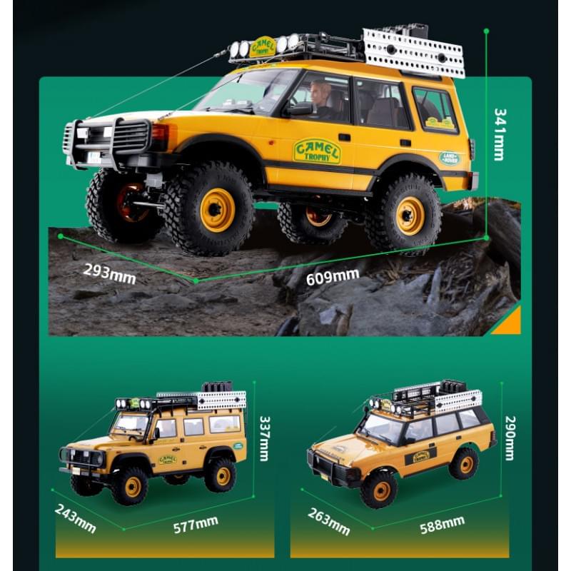 Crawler FMS 1/10 Land Rover Defender 110 FCX10 Scaler ARTR kit (RS) FMS11045RS