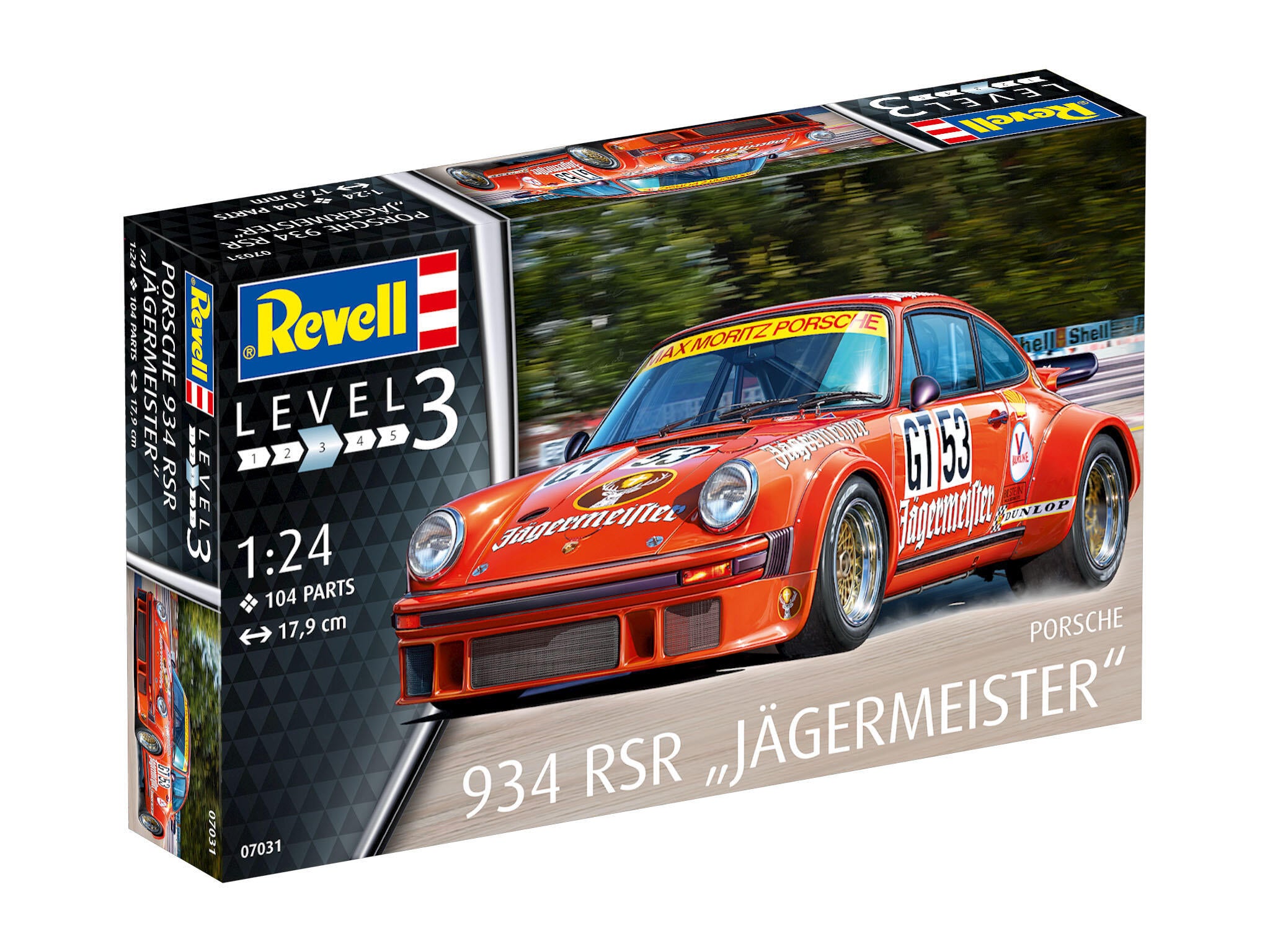 Maquette voiture Revell 07031 Porsche 934 RSR "JÄGERMEISTER"