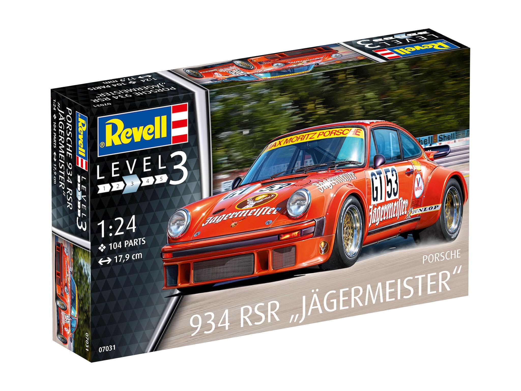Maquette voiture Revell 07031 Porsche 934 RSR "JÄGERMEISTER"