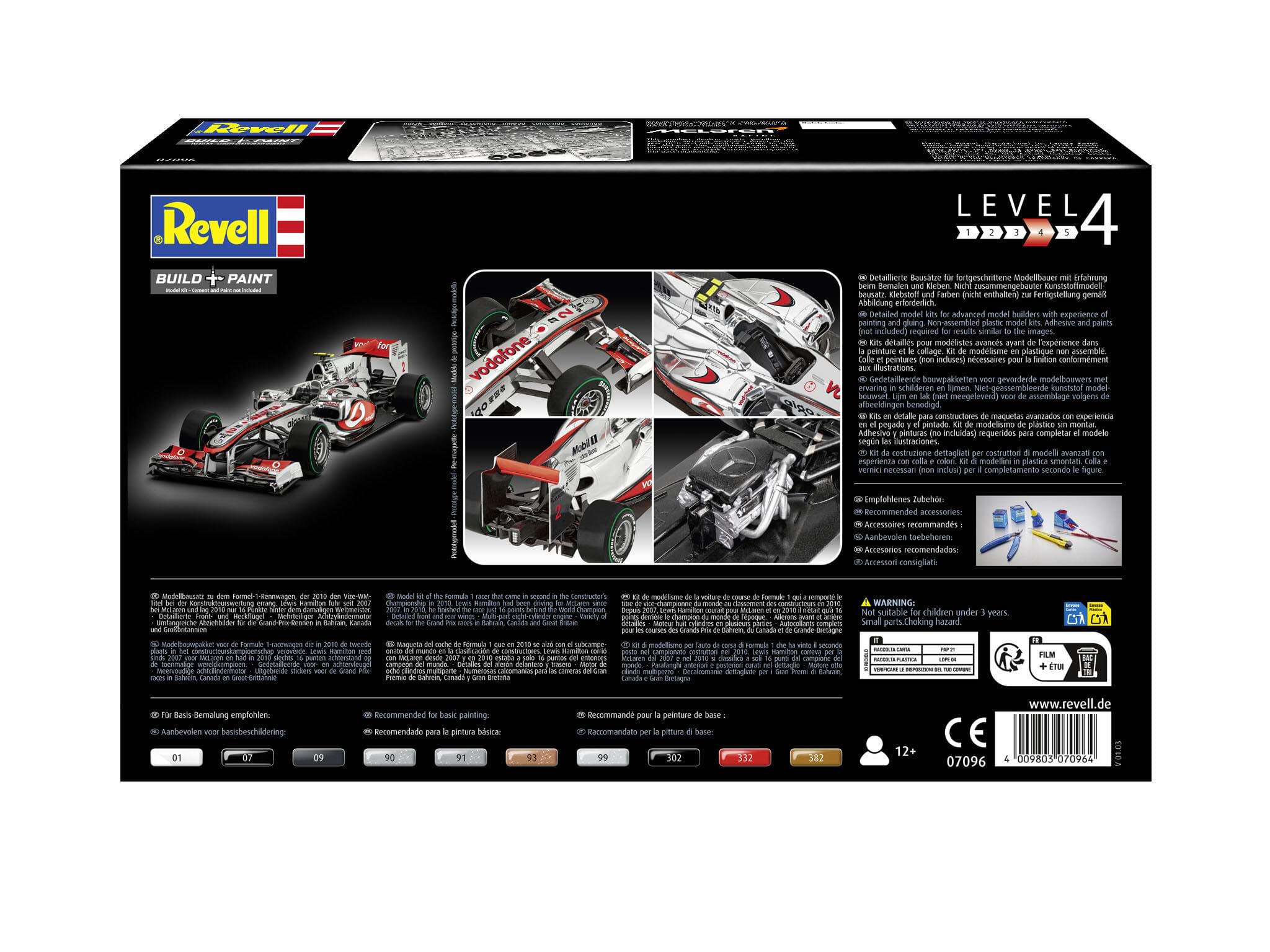 Maquette voiture Revell 07096 Vodafone McLaren Mercedes MP4-25 "Lewis Hamilton"