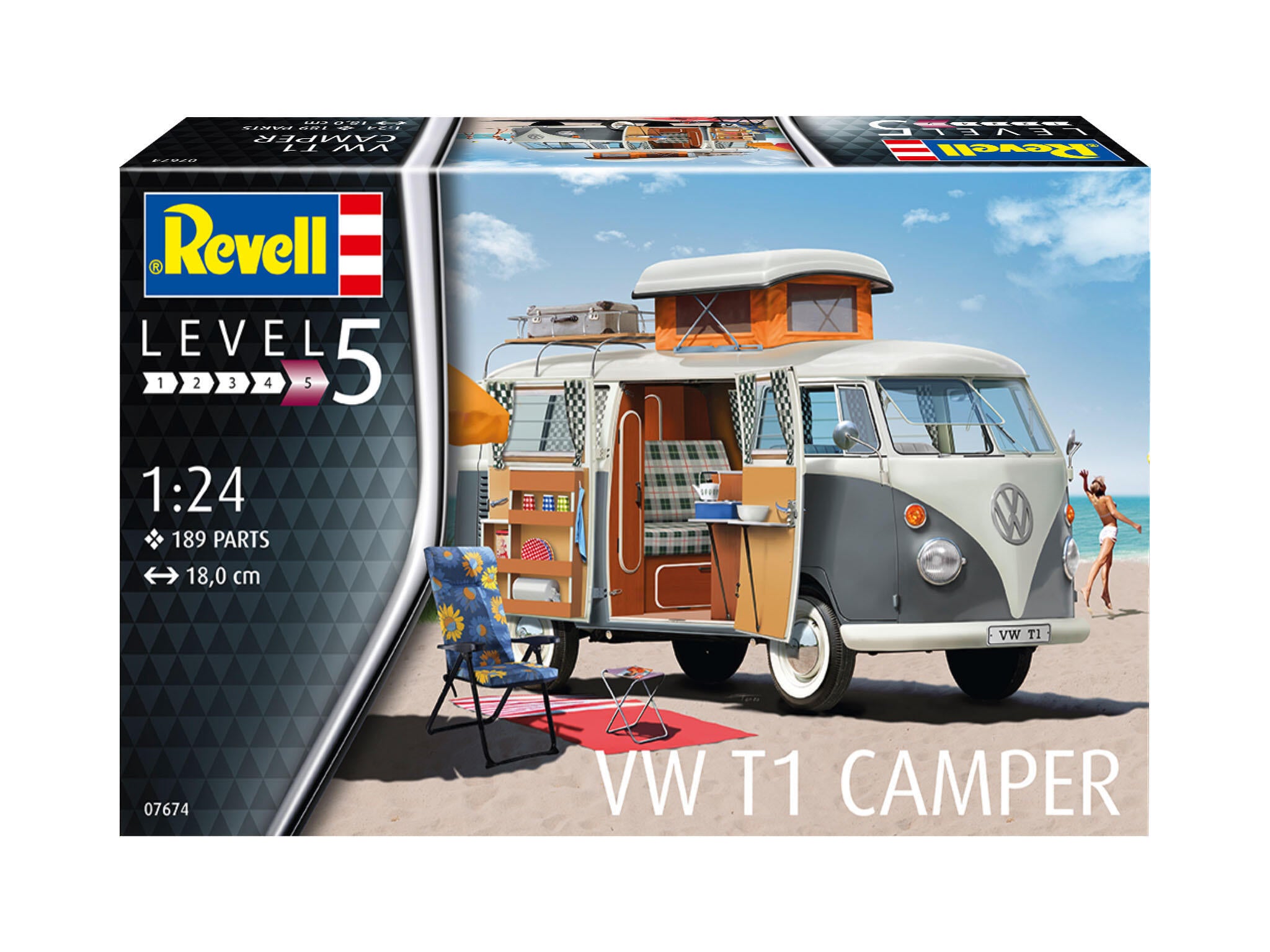 Maquette voiture Revell 07674 VW T1 Camper