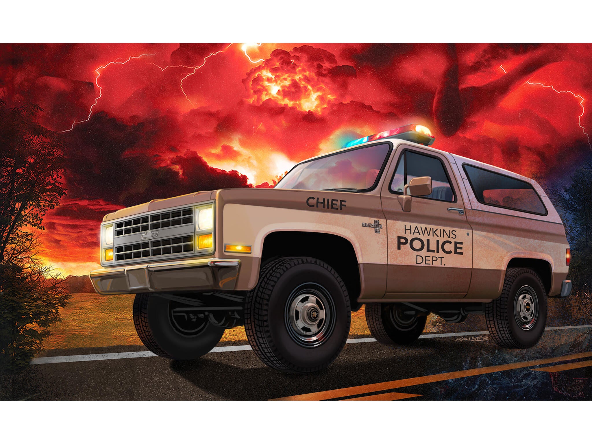 Maquette film Revell 07724 "Stranger Things" Jim Hopper´s Chevy® Blazer K5™
