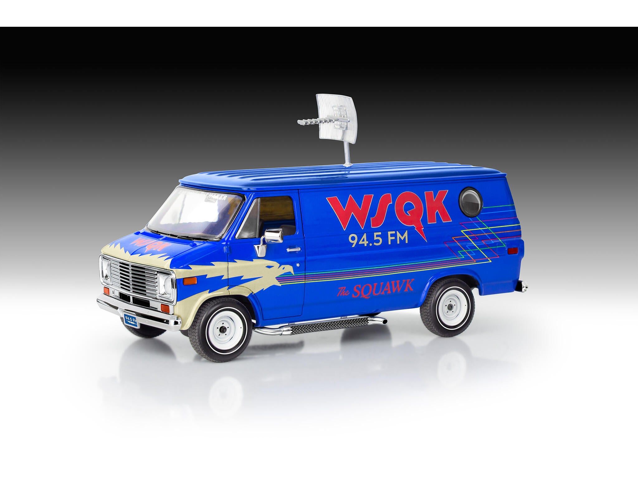 Maquette film Revell 07732 GMC® WSQK Squawk Van "Stranger Things"