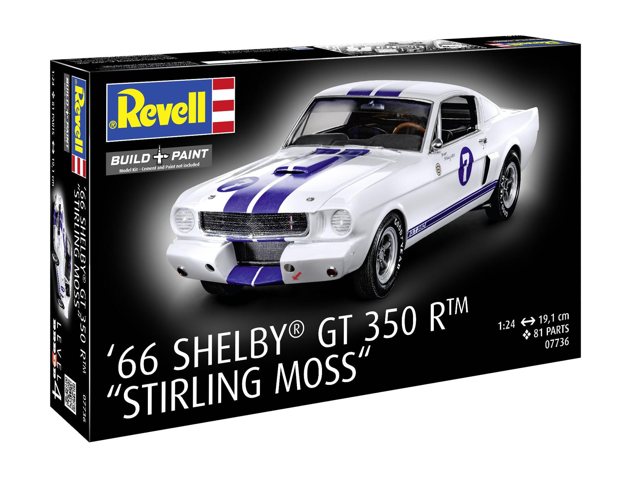 Maquette voiture 07736 Revell 1966 Shelby GT 350 R "Stirling Moss"