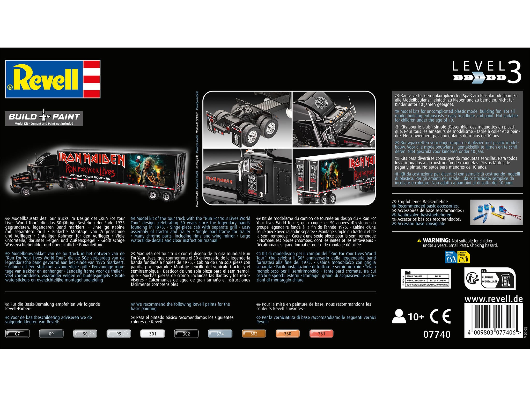 Maquette Revell 07740 Tour Truck "Iron Maiden" (50th Anniversary)