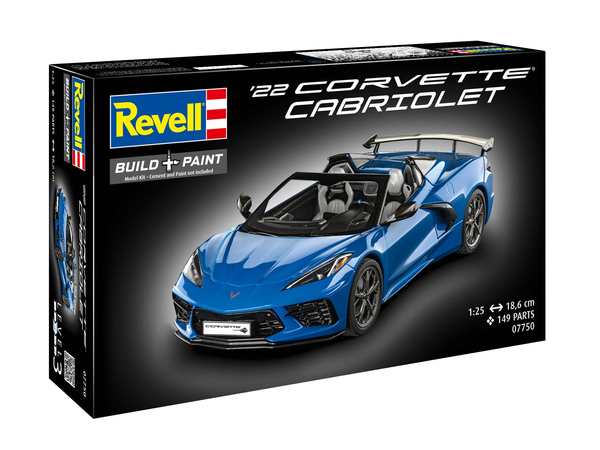 Maquette voiture Revell 07750 Corvette C8 Cabriolet