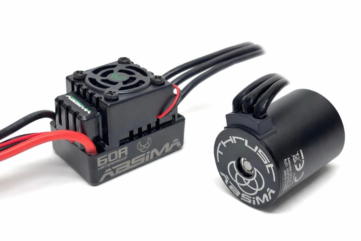 Combo brushless 1/10 Set ECO 60A 3650/3300KV - 2120004 - Breizh Modélisme.