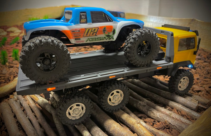 Absima HobbyPlus CR-18P "Tow Truck ARKTOS 6x6" jaune RTR 1/18 - HBP1810430