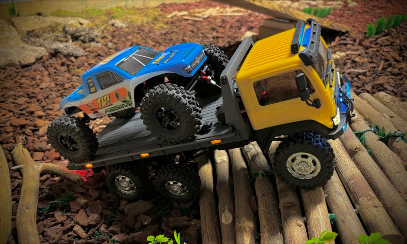 Absima HobbyPlus CR-18P "Tow Truck ARKTOS 6x6" jaune RTR 1/18 - HBP1810430