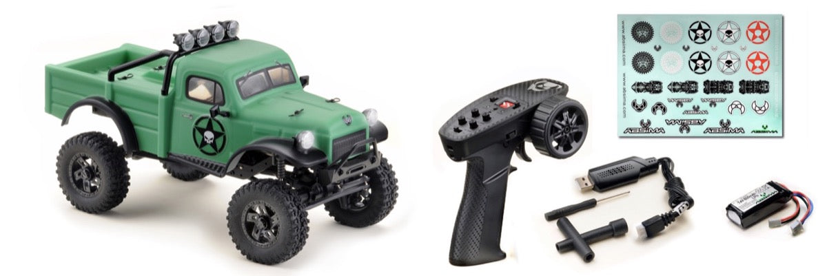 Crawler 1/18 EVO Crawler "Power Wagon V2" 2-Gear vert RTR