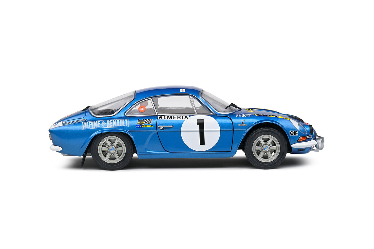 Solido S1804210 miniature collection 1/18 Alpine A110 1600S Rallye Monte Carlo 1972 – #1 Therier/Roure - Breizh Modélisme.