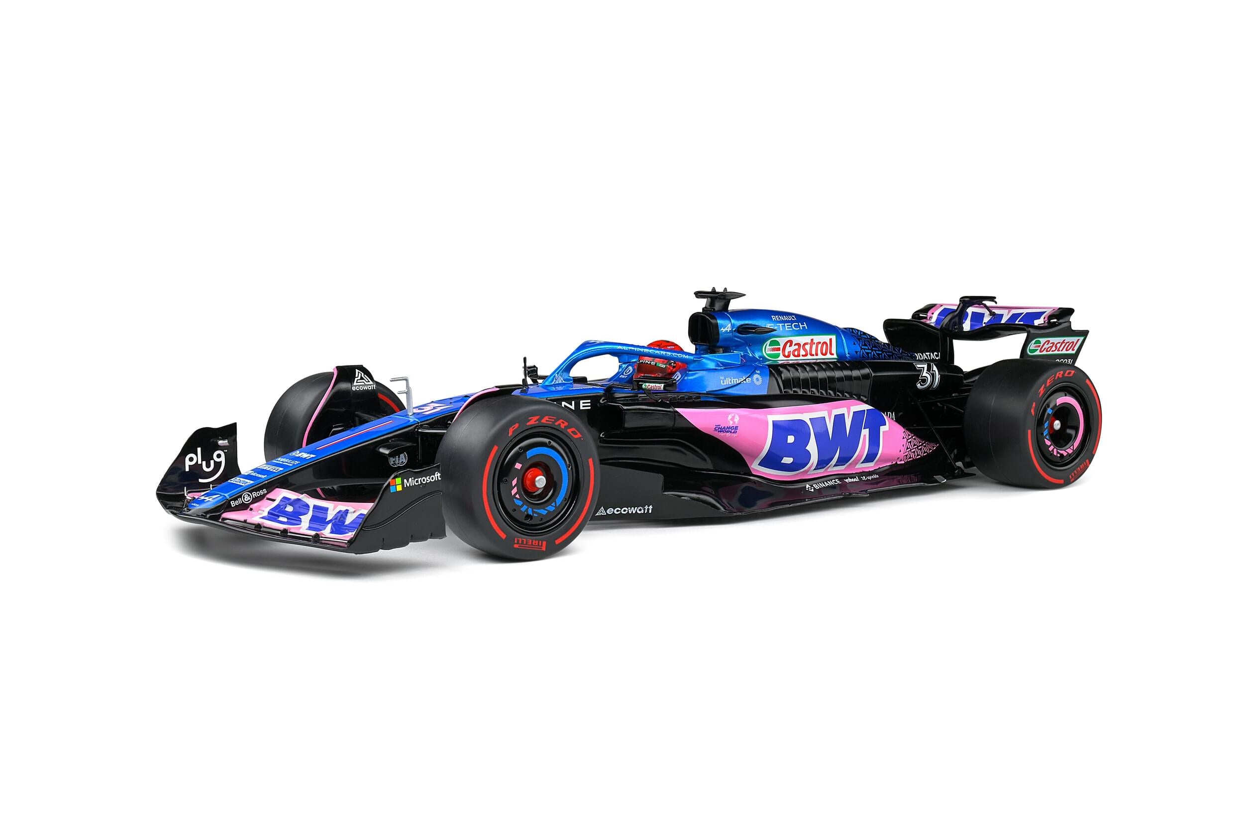 Solido S1811001 Voiture miniature collection 1/18 Alpine A523 – Monaco GP – 2023 – E.OCON