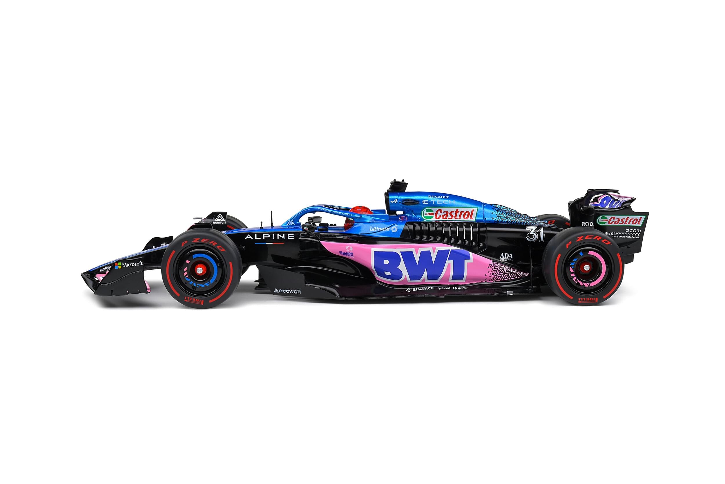 Solido S1811001 Voiture miniature collection 1/18 Alpine A523 – Monaco GP – 2023 – E.OCON