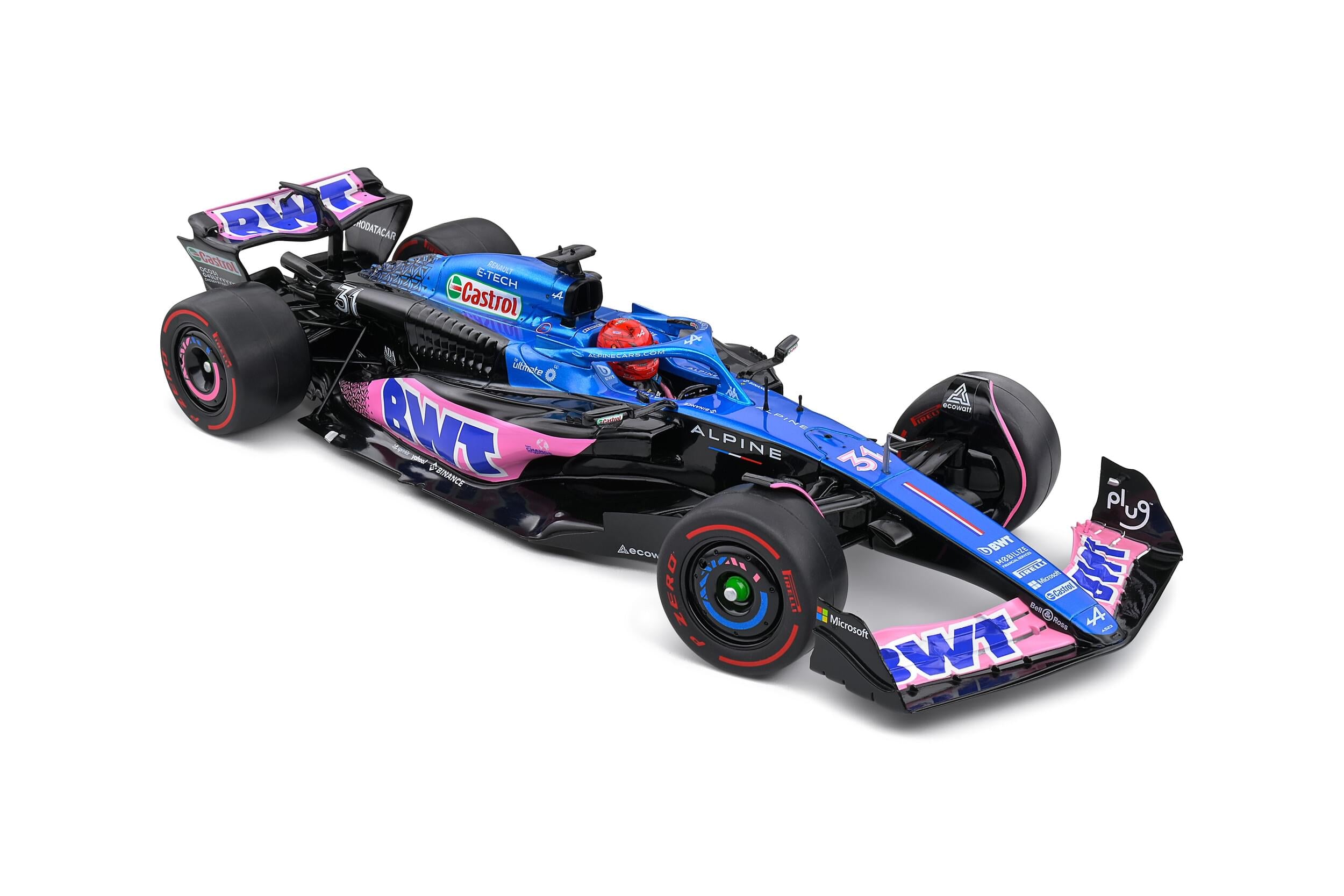 Solido S1811001 Voiture miniature collection 1/18 Alpine A523 – Monaco GP – 2023 – E.OCON
