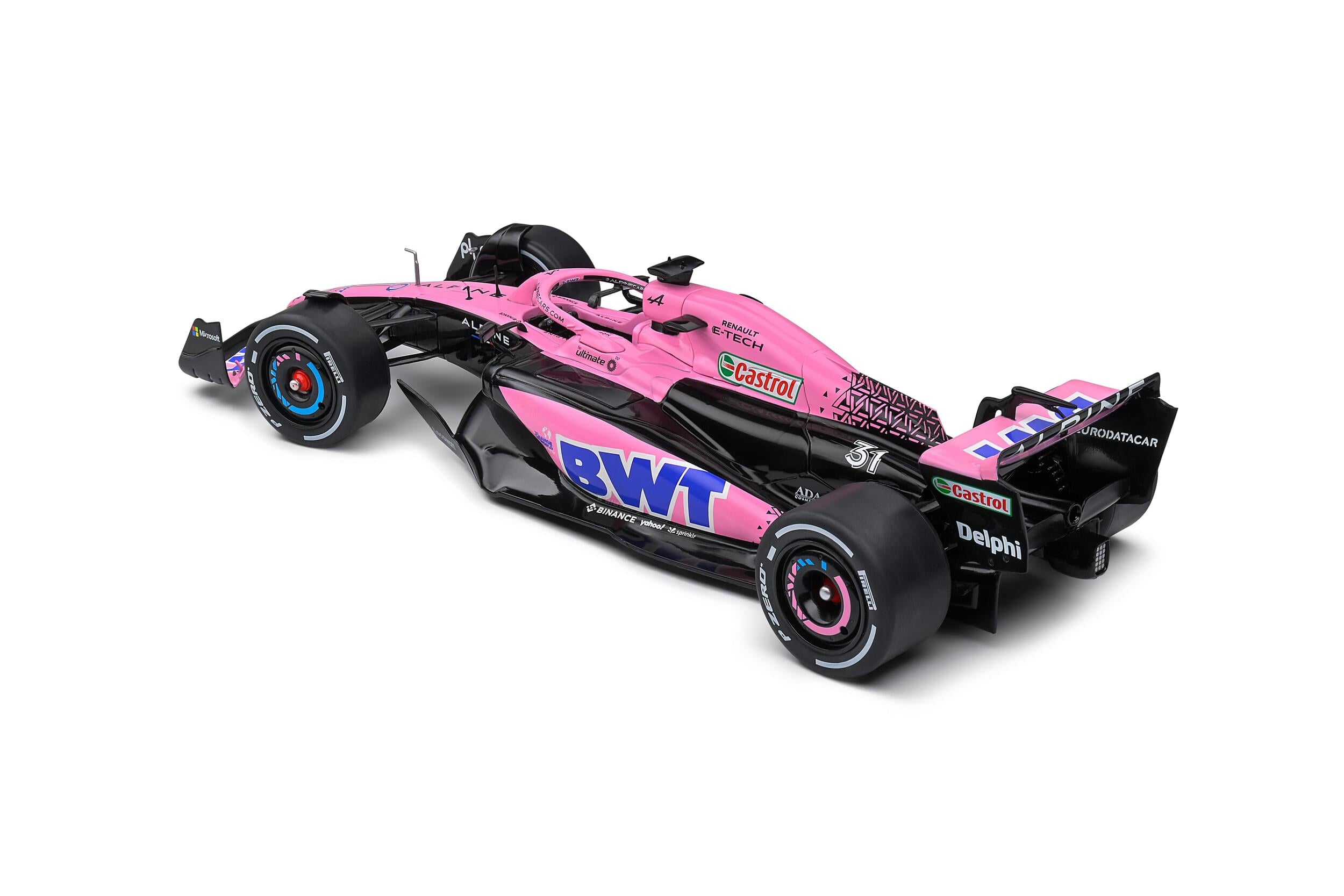 Solido S1808806 Voiture miniature collection 1/18 Alpine A523 Presentation version – Pink Edition – 2023